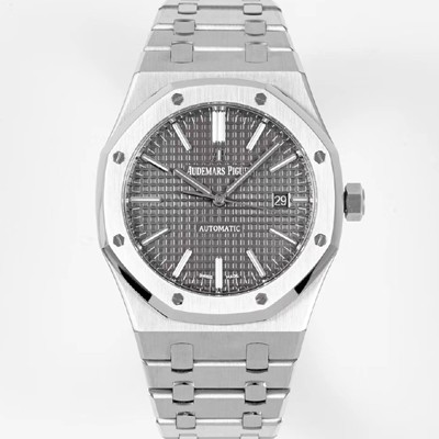 홍콩명품 [오데마피게] 남성용 하이엔드 로얄오크 15400ST.OO.1220ST.04 오토매틱 Cal.3120타입 41mm 그레이 와플 다이얼 aud6565  