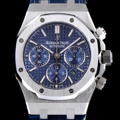 홍콩명품 [오데마피게] 남성용 로얄오크 데일리워치 강추!! 26320ST.OO.1220ST.03 크로노그래프 블루 와플 다이얼 신형 ETA 7750B-2 신형 레귤레이터 무브먼트 AUD0201  