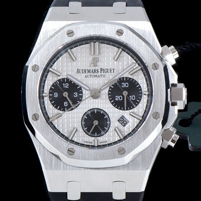 홍콩명품 [오데마피게] 남성용 로얄오크 데일리워치 강추!! 26331ST.OO.1220ST.03 크로노그래프 화이트 와플 다이얼 신형 ETA 7750B-2 신형 레귤레이터 무브먼트 AUD0202  