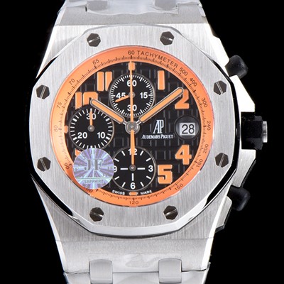 홍콩명품 [오데마피게] 남성용 로얄오크 오프쇼어 26170ST.OO.D101CR.01 볼케이노 크로노그래프 블랙 3D와플 다이얼 브레이슬릿 오토매틱 무브먼트 AUD0253  