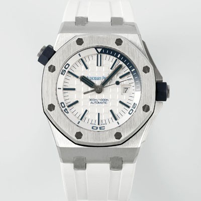 홍콩명품 [오데마피게] 남성용 로얄오크 오프쇼어 15710ST.OO.A010CA.01 신형 다이버!! 42mm 오토매틱 Cal.3120무브먼트 화이트 다이얼 aud6574  