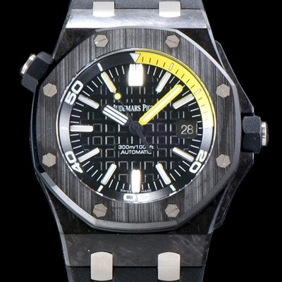 홍콩명품 [오데마피게] 남성용 신형 다이버 모델!! 로얄오크 오프쇼어15706AU.OO.A002CA.01 포지드카본 블랙 와플 다이얼 오토매틱 무브먼트 AUD0200  