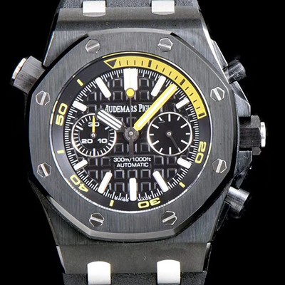홍콩명품 [오데마피게] 남성용 로얄오크 오프쇼어 다이버 26703ST.OO.A027CA.01 1:1 베스트 에디션 크로노그래프 블랙 러버 스트랩 오토매틱 무브먼트 AUD0220  
