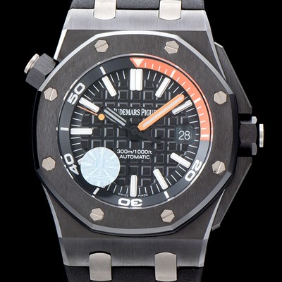 홍콩명품 [오데마피게] 남성용 업그레이드!!!15707CE.OO.A002CA.01 로얄 오크 오프쇼어 카본 다이버(한정판)블랙다이얼 AUD0402  