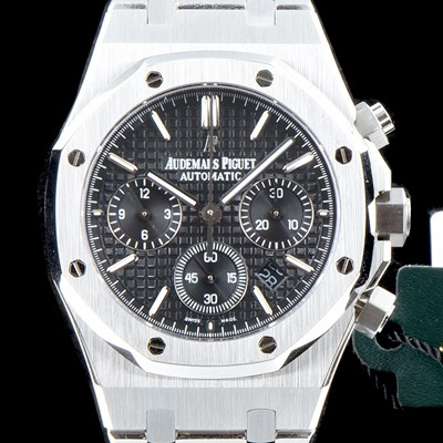홍콩명품 [오데마피게] 남성용 신상 업데이트! 로얄오크 오프쇼어 26320ST.OO.1220ST.01 크로노그래프 블랙 와플 다이얼 브레이슬릿 오토매틱 무브먼트 AUD0202  