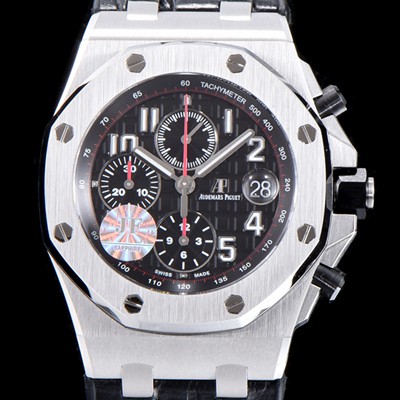 홍콩명품 [오데마피게] 남성용 VIP 모델!! 로얄오크 오프쇼어 26470ST.OO.A101CR.01 크로노그래프 블랙 와플 다이얼 오토매틱 무브먼트 AUD0200  