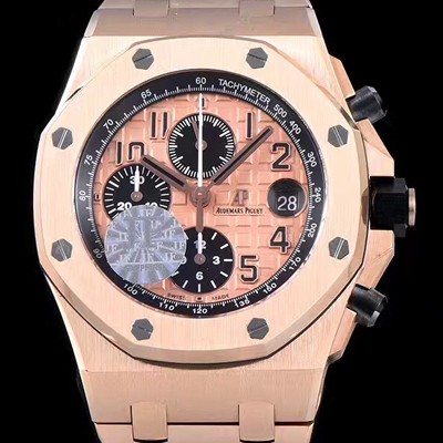 홍콩명품 [오데마피게] 남성용 로얄오크 오프쇼어 로즈골드 다이얼 오토매틱 무브먼트 AUD0400  