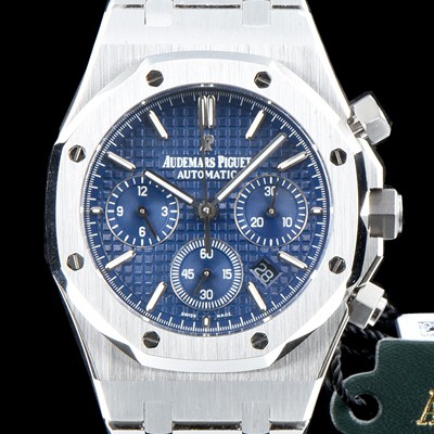 홍콩명품 [오데마피게] 남성용 신상 업데이트! 로얄오크 오프쇼어 25860ST.OO.1110ST.03 크로노그래프 블루 와플 다이얼 브레이슬릿 오토매틱 무브먼트 AUD0210  