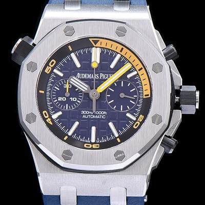 홍콩명품 [오데마피게] 남성용 로얄오크 오프쇼어 크로노그래프 블루 다이얼 오토매틱 무브먼트 AUD0401  
