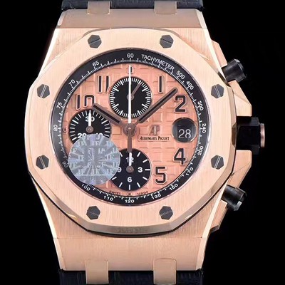 홍콩명품 [오데마피게] 남성용 로얄오크 오프쇼어 로즈골드 다이얼 오토매틱 무브먼트 AUD0413  