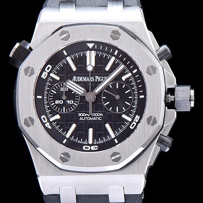 홍콩명품 [오데마피게] 남성용 로얄오크 오프쇼어 크로노그래프 블랙 다이얼 오토매틱 무브먼트 AUD0450  