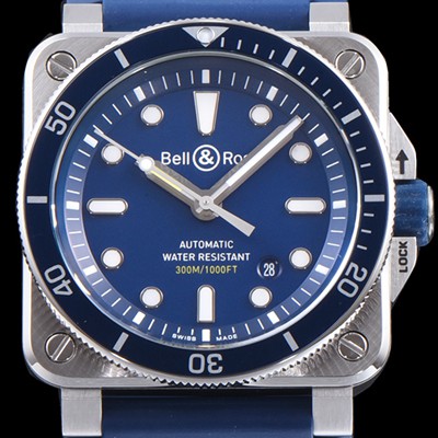 홍콩명품 [벨엔로즈] 남성용 신형다이버워치!! 인스트루먼트 BR0392-D-BU-ST/SRB 블루 세라믹 베젤 에디션 블루 다이얼 오토매틱 무브먼트 BEL4201  