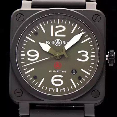 홍콩명품 [벨엔로스] 남성용 에비에이션 밀리터리 타입 지아이조 오토메틱 그린다이얼 BEL4210  