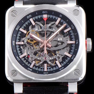 홍콩명품 [벨엔로즈] 남성용 인스트루먼트BR 03-92 AEROGT 스켈레톤 다이얼 오토매틱 무브먼트 BEL4233  