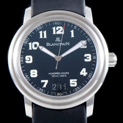 홍콩명품 [블랑팡] 남성용 레만 2150-1130m-63 더블 윈도 빅데이트 40MM UP!! 블랙 밀리터리 다이얼 Cal.6950 오토매틱 무브먼트 BLA4201  