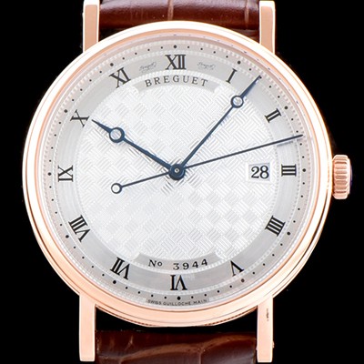 홍콩명품 [브레게] 남성용 인기제품 클래식 5177BR/12/9V6 38mm 오토매틱 신제품!! 18K 로즈골드 실버 길로쉐 패턴 다이얼 오토매틱 무브먼트 BRG0410  