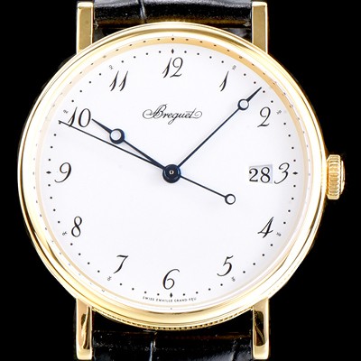 홍콩명품 [브레게] 남성용 클래식 5177BA/29/9V6 데일리 워치 18K 옐로우 골드 화이트 다이얼 오토매틱 무브먼트 BRG0440  