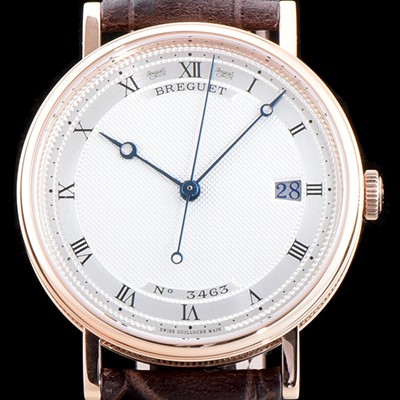 홍콩명품 [브레게] 남성용 클래식 No.3463 최신버전 업그레이드형 5157BR/11/9V6 18K 로즈 골드 실버 텍스쳐드 다이얼 오토매틱 무브먼트 BRG0441  