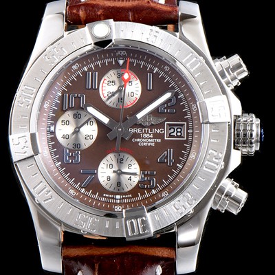 홍콩명품 [브라이틀링] 남성용 슈퍼 어벤져II A1338111|F564|170A 크로노그래프 브라운 다이얼 오토매틱 무브먼트 BRE0200  