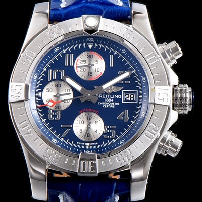 홍콩명품 [브라이틀링] 남성용 슈퍼 어벤져II A1338111|C870|158S|A20S.1 크로노그래프 블루 다이얼 오토매틱 무브먼트 BRE0201  