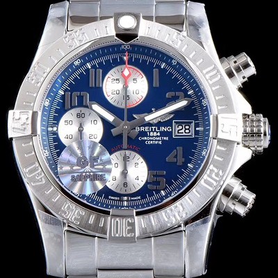 홍콩명품 [브라이틀링] 남성용 어벤져II A1338111/C870/170A 스카이랜드1884 크로노그래프 블루 다이얼 브레이슬릿 7750B-2오토매틱 무브먼트 BRE0233  