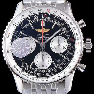 홍콩명품 [브라이틀링] 남성용 네이비타이머 크로노그래프 블랙 다이얼 오토매틱 무브먼트 BRE0211  