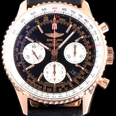 홍콩명품 [브라이틀링] 남성용 신형 네비타이머 RB012721|BD10|441X|R20BA.1 베스트인기모델!!크로노그래프 18K 로즈골드 블랙 다이얼 오토매틱 무브먼트 BRE0204  
