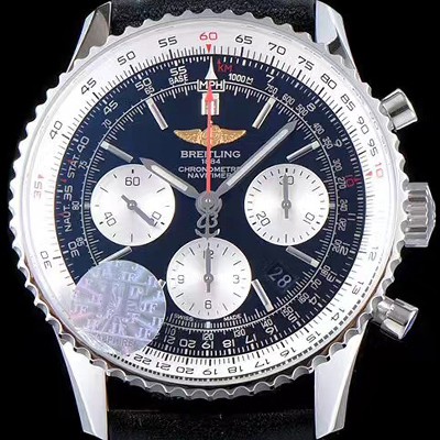 홍콩명품 [브라이틀링] 남성용 네이비타이머 크로노그래프 블랙 다이얼 오토매틱 무브먼트 BRE0224  