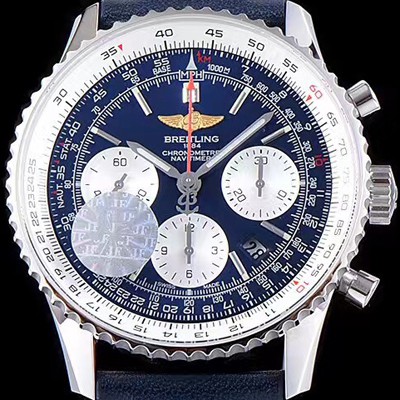 홍콩명품 [브라이틀링] 남성용 네이비타이머 크로노그래프 블루 다이얼 오토매틱 무브먼트 BRE0240  