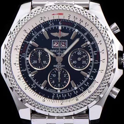 홍콩명품 [브라이틀링] 남성용 밴틀리 6.75 빅데이트 다크블루 다이얼 BRE0403  