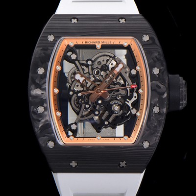 홍콩명품 [리차드밀레] 남성용 RM055 NTPT 카본케이스 50미리 스켈레톤 다이얼 기계식 수동형 무브먼트 RIC73868  
