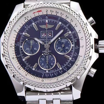 홍콩명품 [브라이틀링] 남성용 밴틀리 6.75 빅데이트 블루 다이얼 BRE0401  