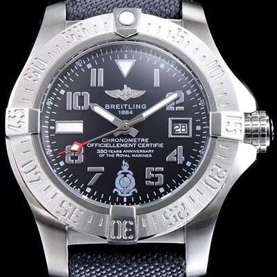 홍콩명품 [브라이틀링] 남성용 에어로마린 베스트 에디션 슈퍼오션 블랙 다이얼 BRE0202  