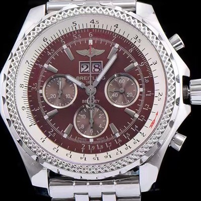 홍콩명품 [브라이틀링] 남성용 밴틀리 6.75 빅데이트 브라운 다이얼 BRE0402  