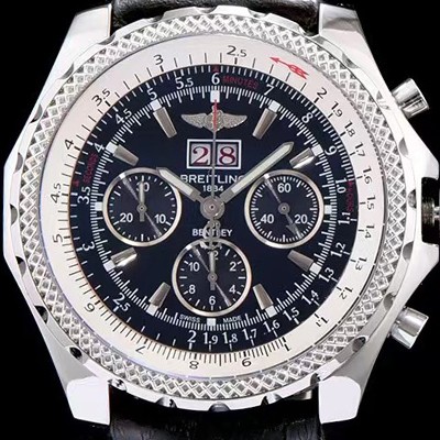 홍콩명품 [브라이틀링] 남성용 밴틀리 6.75 빅데이트 블랙 다이얼 BRE0404  