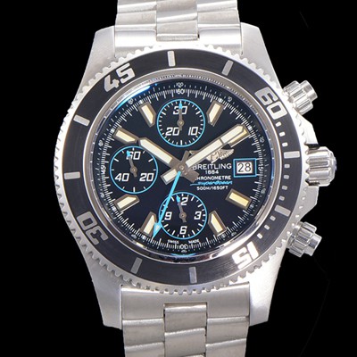 홍콩명품 [브라이틀링] 남성용 에어로마린 슈퍼오션 어비스 크로노그래프 오토매틱 Eta7750-2 타입 44mm 메탈시계 블랙다이얼 bre4983  