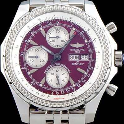 홍콩명품 [브라이틀링] 남성용 벤틀리 지티2 크로노 그래프 레드퍼플 다이얼 BRE0415  