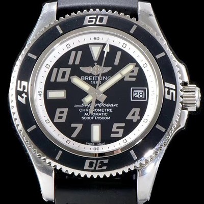 홍콩명품 [브라이틀링] 남성용 2018년 신상 에어로마린 슈퍼오션 블랙다이얼 BRE0220  