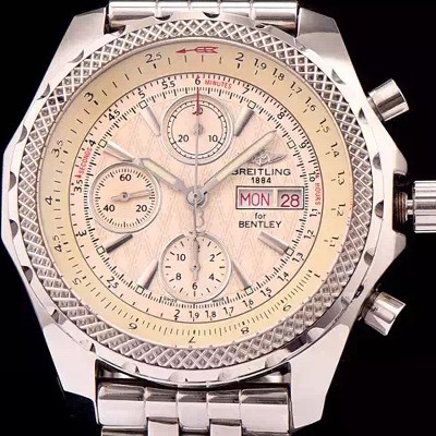 홍콩명품 [브라이틀링] 남성용 벤틀리 지티2 크로노 그래프 화이트 다이얼 BRE0412  