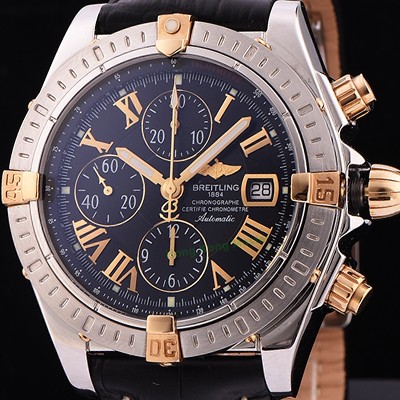 홍콩명품 [브라이틀링] 남성용 크로노매트 크로노그래프 블랙 다이얼 오토매틱 무브먼트 BRE0205  