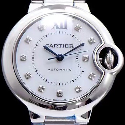 홍콩명품 [까르띠에] 남성용 발롱블루 드 까르띠에 WE902074 최상급 쥬얼 다이아몬드 인덱스 화이트 다이얼 브레이슬릿 오토매틱 무브먼트 CAR0013  