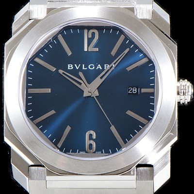 홍콩명품 [불가리] 남성용 옥토102105 BGO38C3SSD 블루 다이얼 브레이슬릿 오토매틱 무브먼트 BVL4307  