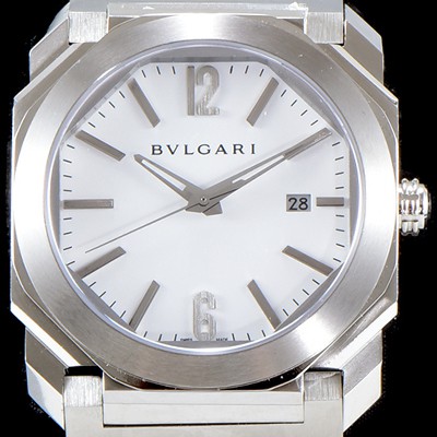 홍콩명품 [불가리] 남성용 옥토102105 BGO38C3SSD 화이트 다이얼 브레이슬릿 오토매틱 무브먼트 BVL4303  