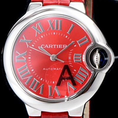 홍콩명품 [까르띠에] 남성용 신형 UP!! 최상급 레이드 워치 발롱블루 드 까르띠에 W6920071 레드 다이얼 스위스 정품 ETA2671오토매틱 무브먼트 CAR0034  