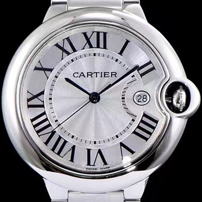 홍콩명품 [까르띠에] 남성용 발롱블루 드 까르띠에 W69012Z4 42사이즈 화이트 다이얼 쿼츠 무브먼트 CAR0020  
