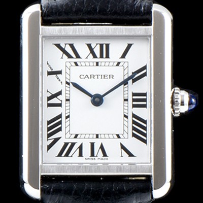 홍콩명품 [까르띠에] 여성용 탱크솔로 W1018355 베스트 에디션 탱크 화이트 다이얼 최고급 스위스 정품 쿼츠 무브먼트 CAR0101  