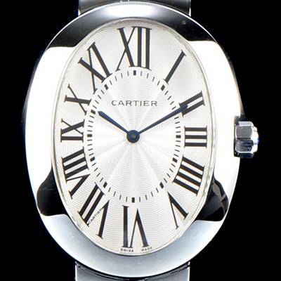 홍콩명품 [까르띠에] 여성용 베누아 워치 W8000006 라지 모델 화이트 다이얼 스위스 쿼츠 무브먼트 CAR0051  