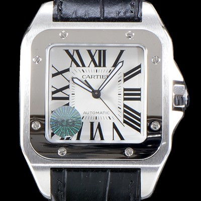 홍콩명품 [까르띠에] 남성용 904L 신형스틸-ETA 2892-2 UP!! 산토스 100 워치 W20073X8 라지 모델 크림빛 신형 다이얼 오토매틱 무브먼트 CAR4001  