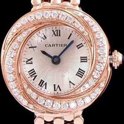 홍콩명품 [까르띠에] 여성용 하이 주얼리 워치 화이트 다이얼 다이아몬드 주얼리 세팅 쿼츠 무브먼트 CAR0101  
