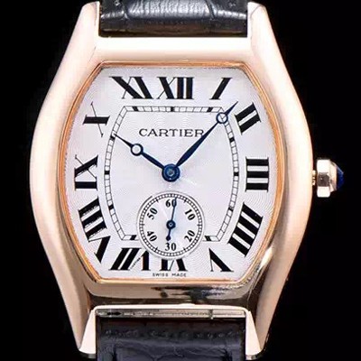 홍콩명품 [까르띠에] 남성용 토르튜 화이트 다이얼 오토매틱 무브먼트 CAR0542  